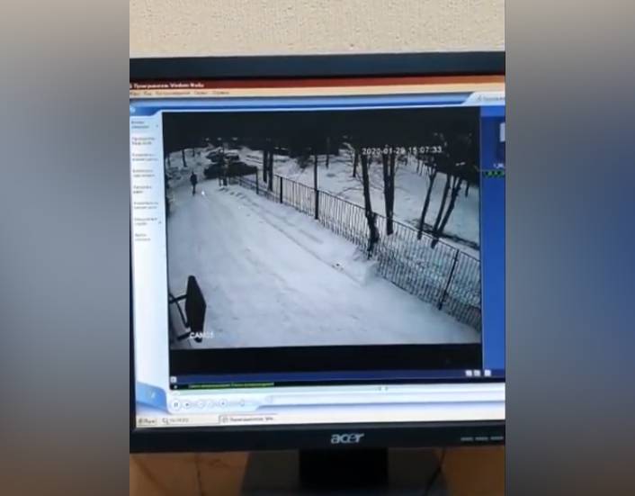 Побег осуждённого из здания суда в Новокузнецке попал на видео