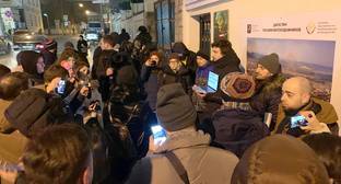 Участники пикета в поддержку Гаджиева указали на подавление свободы прессы