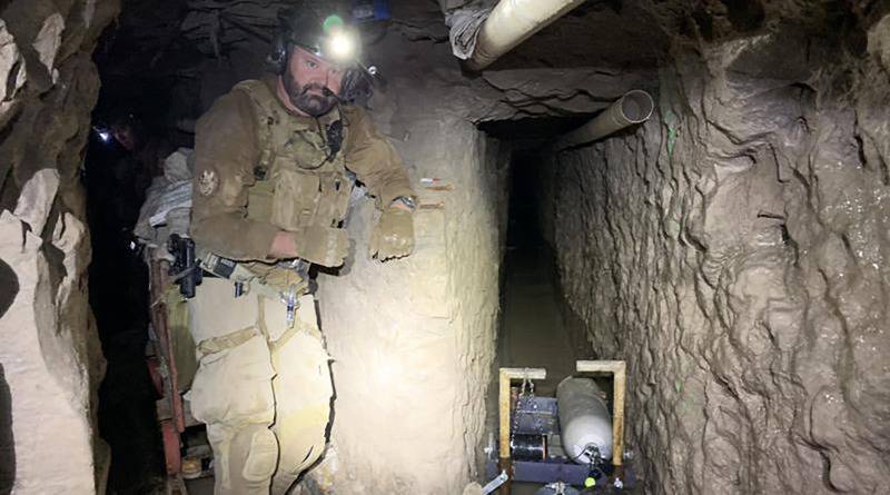 На границе США и Мексики нашли подземную железную дорогу контрабандистов (фото)