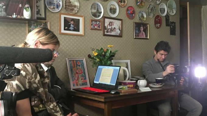 Общественники из Франции снимают в Петербурге фильм о ветеранах Великой Отечественной войны