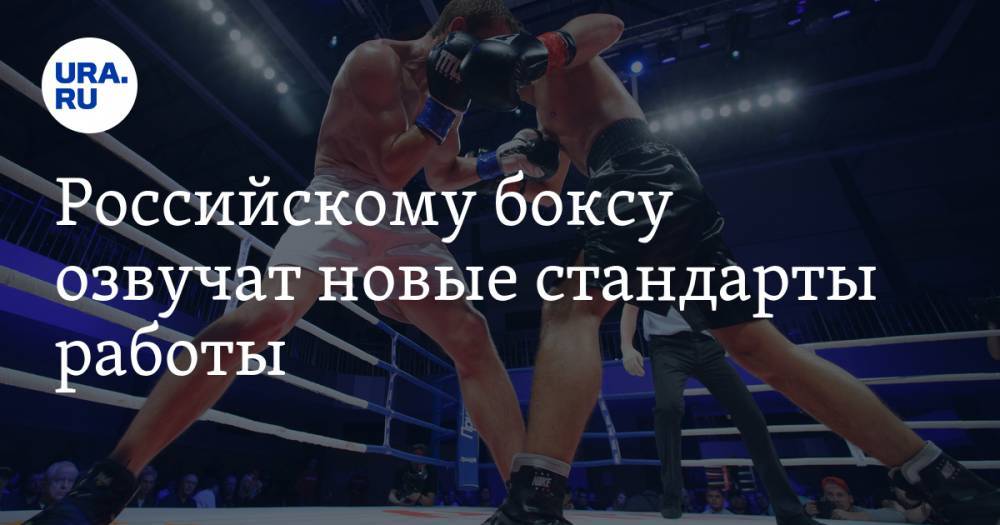 Российскому боксу озвучат новые стандарты работы. На обсуждение реформ — два дня