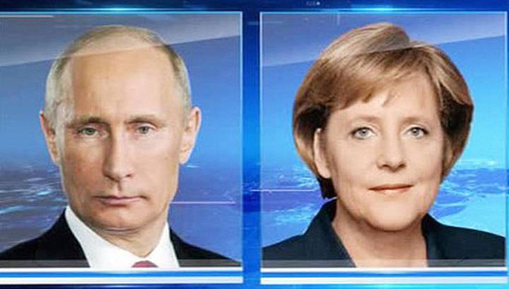 Путин обсудил с Меркель "сделку века" и другие вопросы