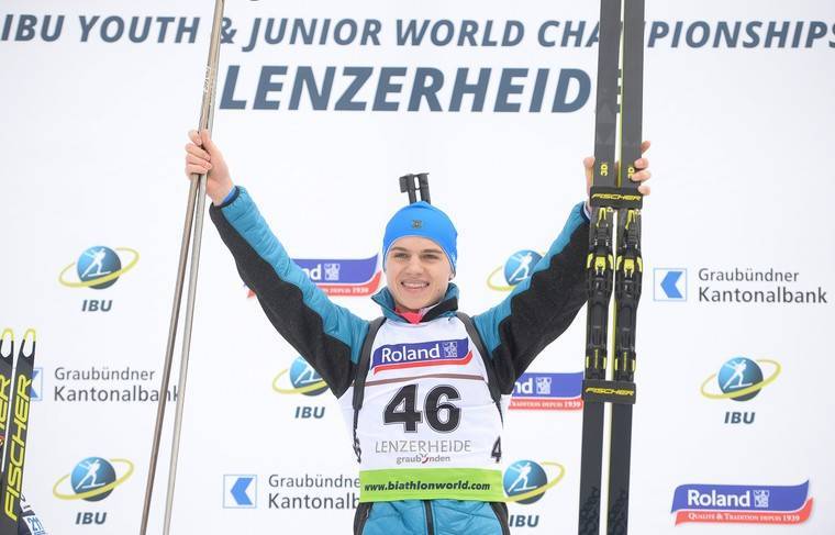 Российский биатлонист Ковалёв выиграл спринт на юношеском чемпионате мира