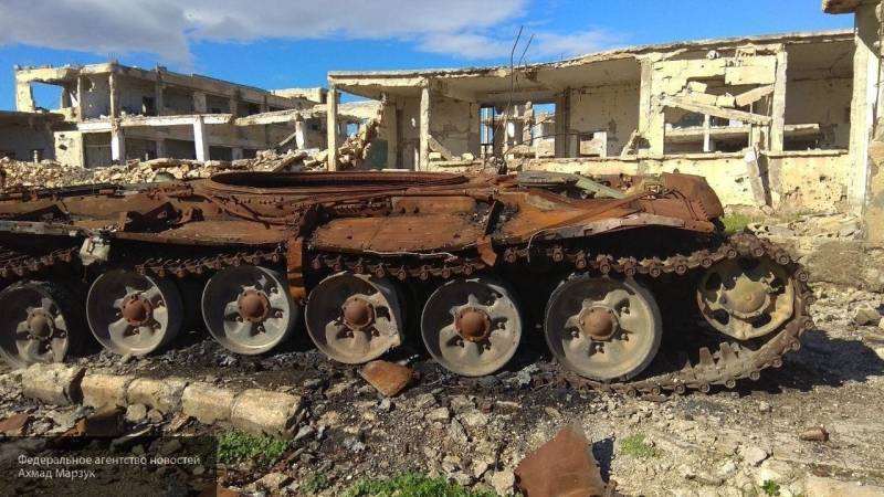 ФАН предоставил фотографии уничтоженной боевой техники террористов в Идлибе