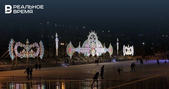 Новый год у Чаши и в парке «Черное озеро» в Казани встретили 50 тыс. человек