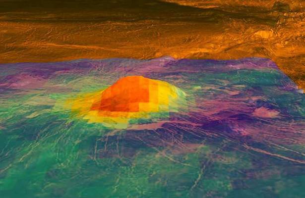 На Венере обнаружены возможно действующие вулканы