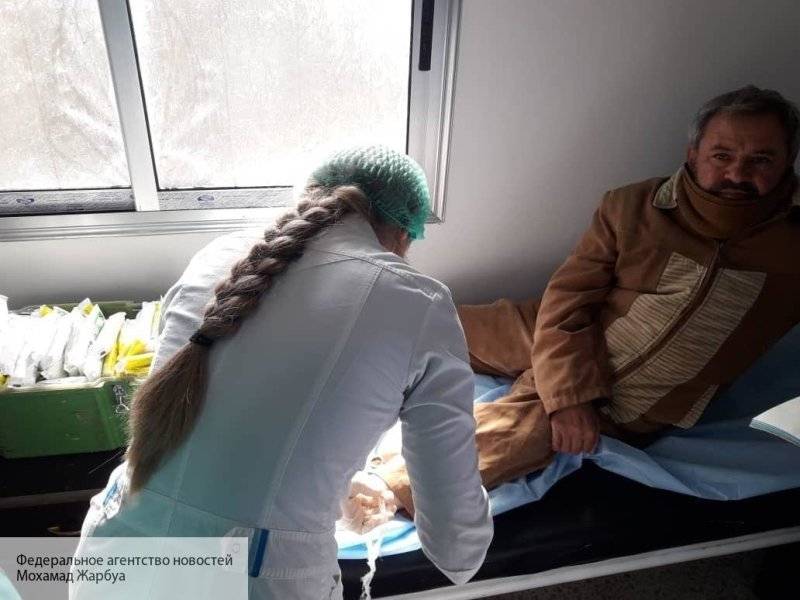 Российские медики за месяц помогли тысячам больных сирийцев