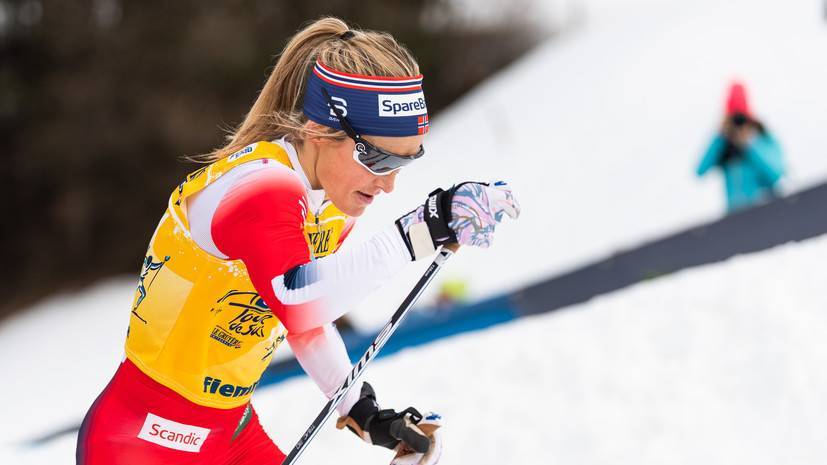 Йохауг выиграла гонку на 10 км и одержала победу на «Тур де Ски»