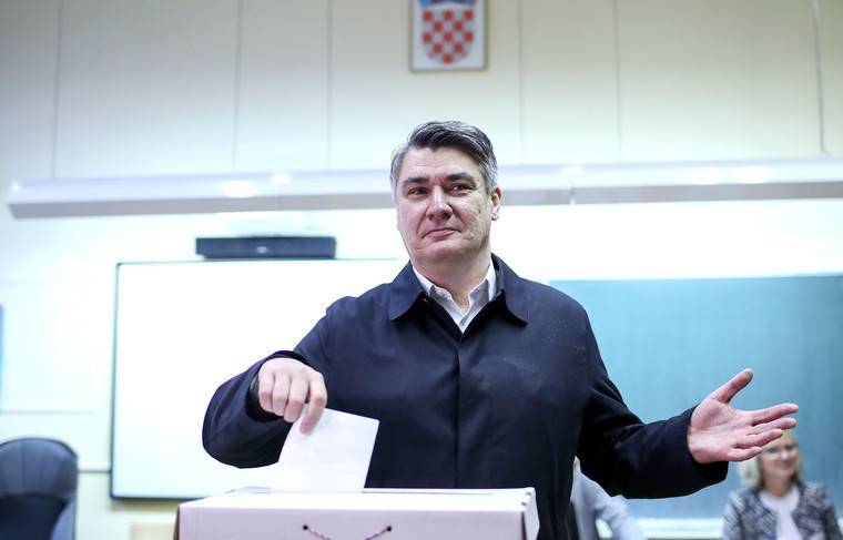 Экзитполы показывают победу оппозиционера на выборах президента Хорватии