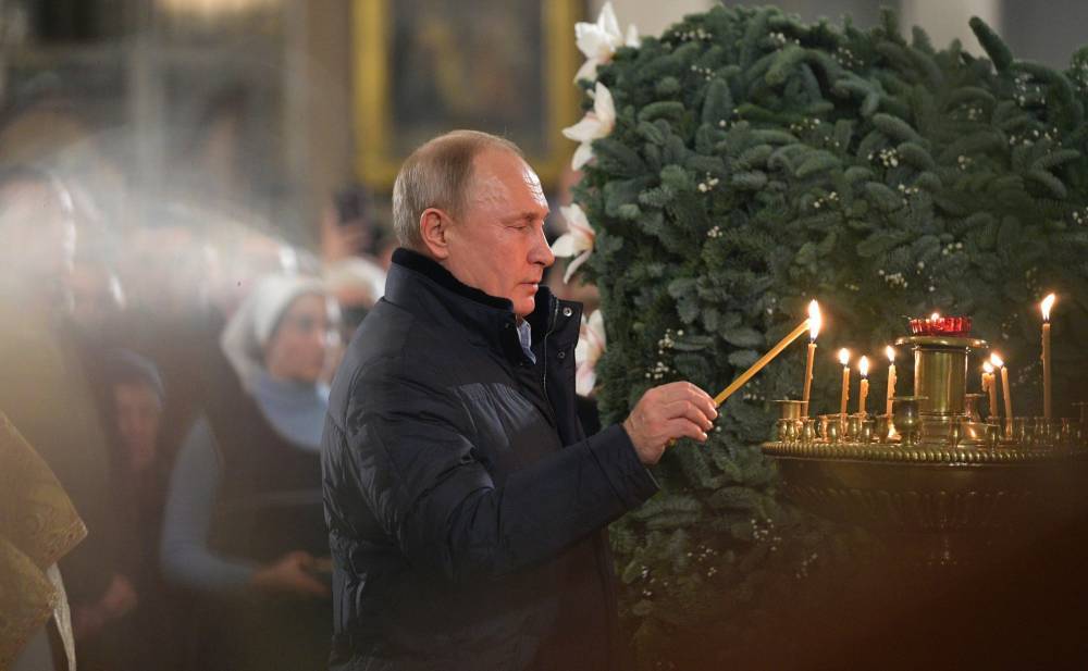 Владимир Путин посетит рождественское богослужение