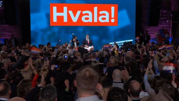Президентские выборы в Хорватии: победил оппозиционный кандидат Миланович