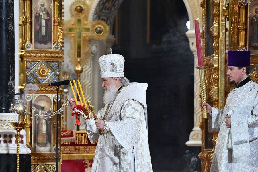 Патриарх Кирилл поздравил православных с Рождеством