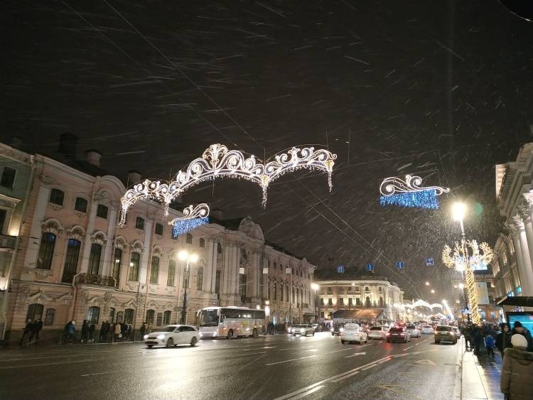 Ночь на 6 января в Петербурге стала самой прохладной за всю зиму