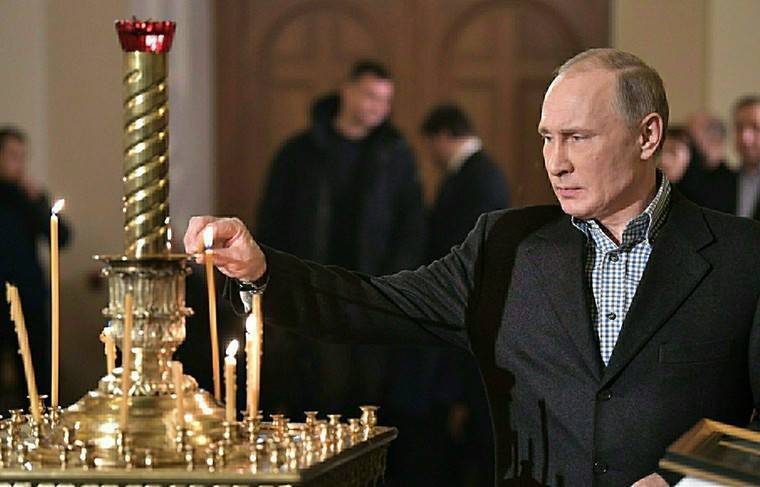 Путин проведёт рождественскую ночь в петербургском храме