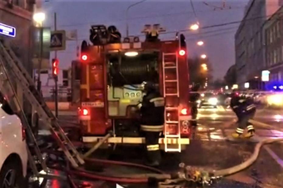 Один человек погиб при пожаре в центре столицы