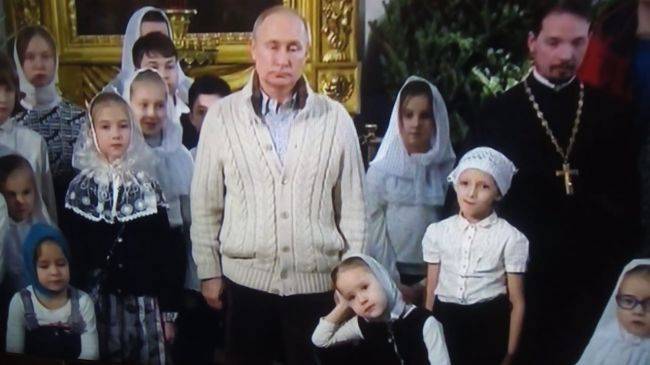 Путин встретил Рождество в Петербурге