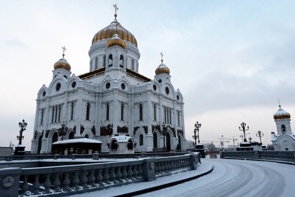 Две улицы в центре Москвы открыли после проведения рождественских служб