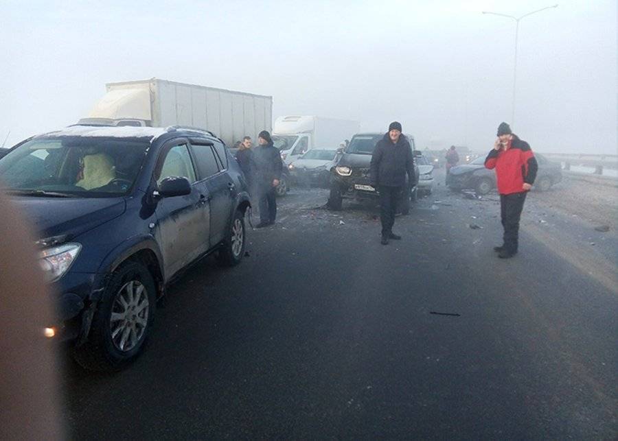 Более 20 автомобилей столкнулись на трассе Пермь – Екатеринбург