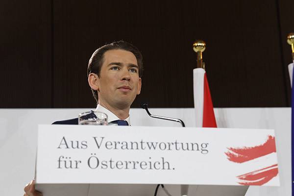 В Австрии привели к присяге новое правительство во главе с Курцем