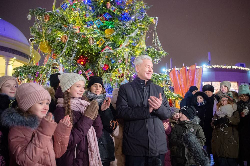 Собянин поздравил москвичей с Рождеством