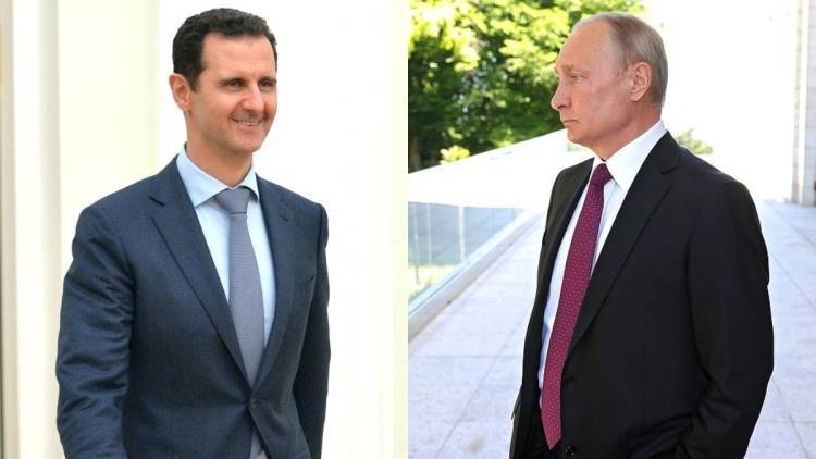 Путин встретился с Асадом в командном пункте группировки войск ВС РФ в Сирии