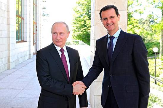 Путин провёл встречу с Асадом в Дамаске