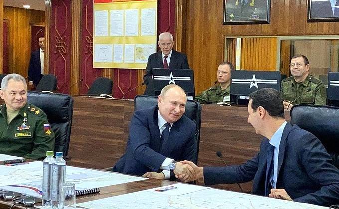 Владимир Путин посетил Сирийскую Арабскую Республику