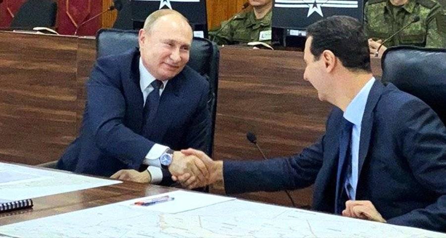 Путин встретился с Асадом в Дамаске