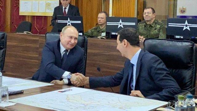 Владимир Путин неожиданно прибыл на Ближний Восток