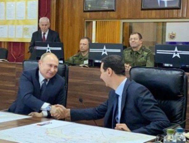 Путин неожиданно появился в Дамаске