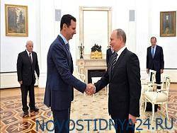 Путин прибыл в Сирию и встретился с Асадом