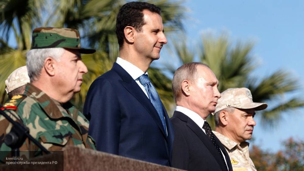 Путин вместе с Асадом прогулялся по улицам Старого Дамаска