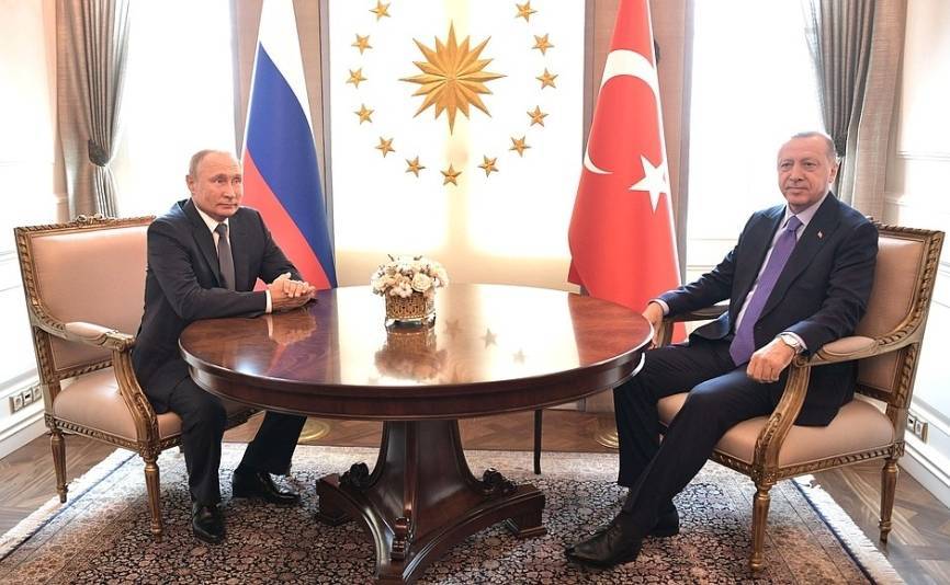 Владимир Путин прилетел в Турцию