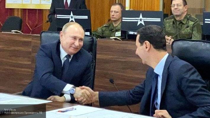 Путин отметил эффективность сотрудничества России и Сирии по ликвидации террористов