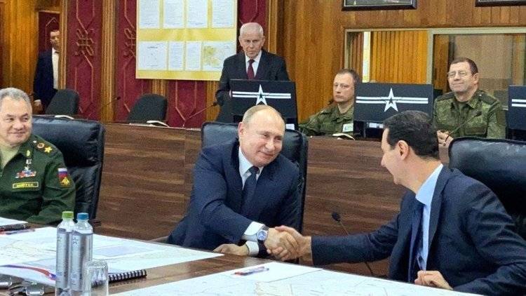 Путин похвалил совместную работу Сирии и РФ по ликвидации террористов