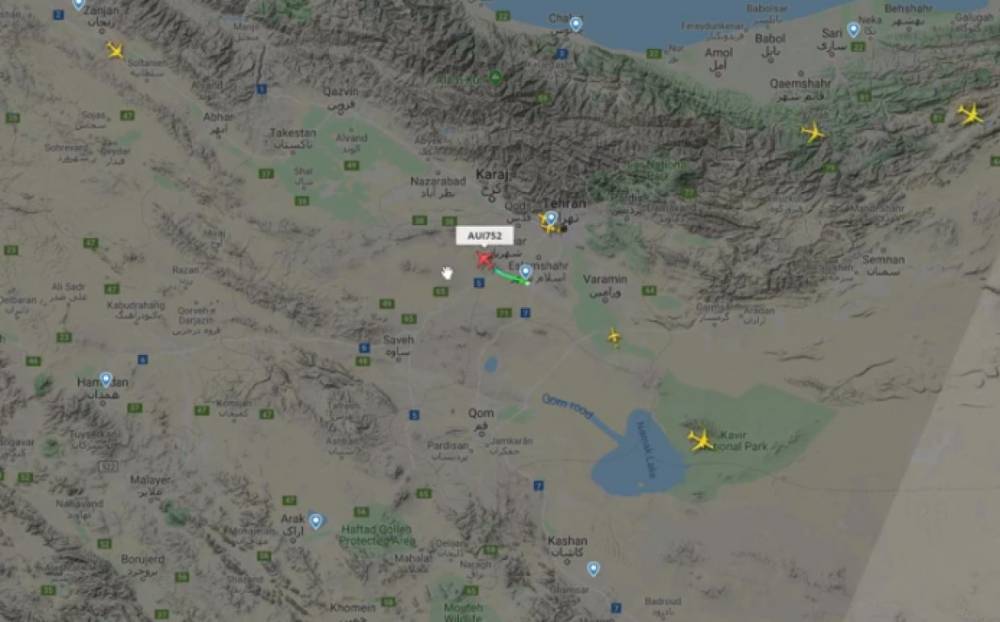 Украинский самолет со 180 пассажирами на борту упал в Иране