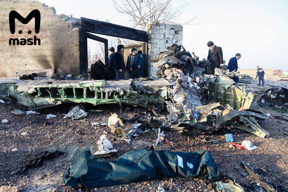 При крушении украинского лайнера в Иране погибли все пассажиры