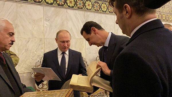 Визит Путина в Дамаск назвали мощным идеологическим сигналом