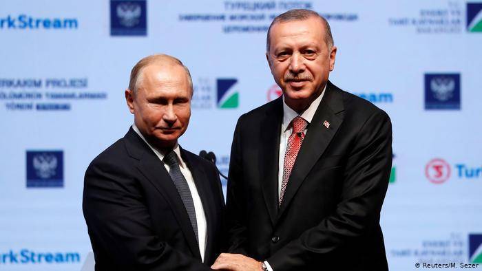 Путин и Эрдоган запустили газопровод «Турецкий поток»