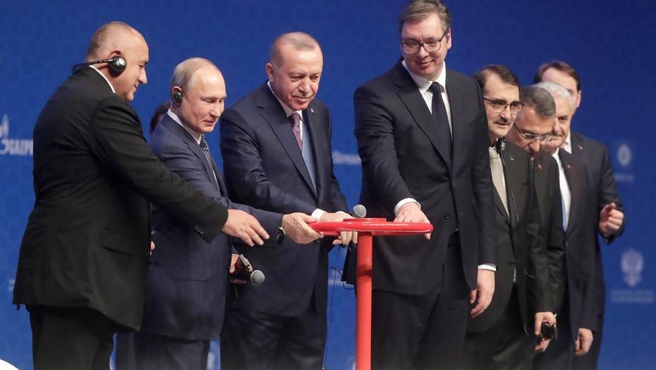 Путин и Эрдоган официально открыли газопровод "Турецкий поток"