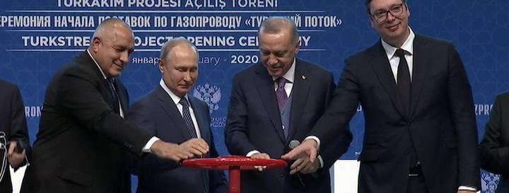 Путин и Эрдоган торжественно открыли газопровод в обход Украины