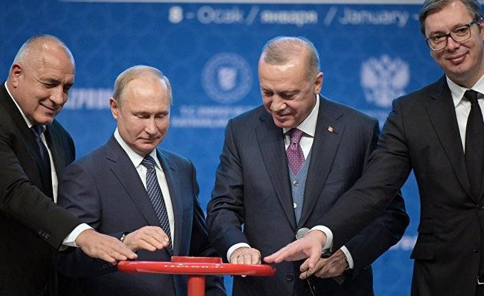 Главред (Украина): в Турции Путин и Эрдоган «врубили» газопровод в обход Украины