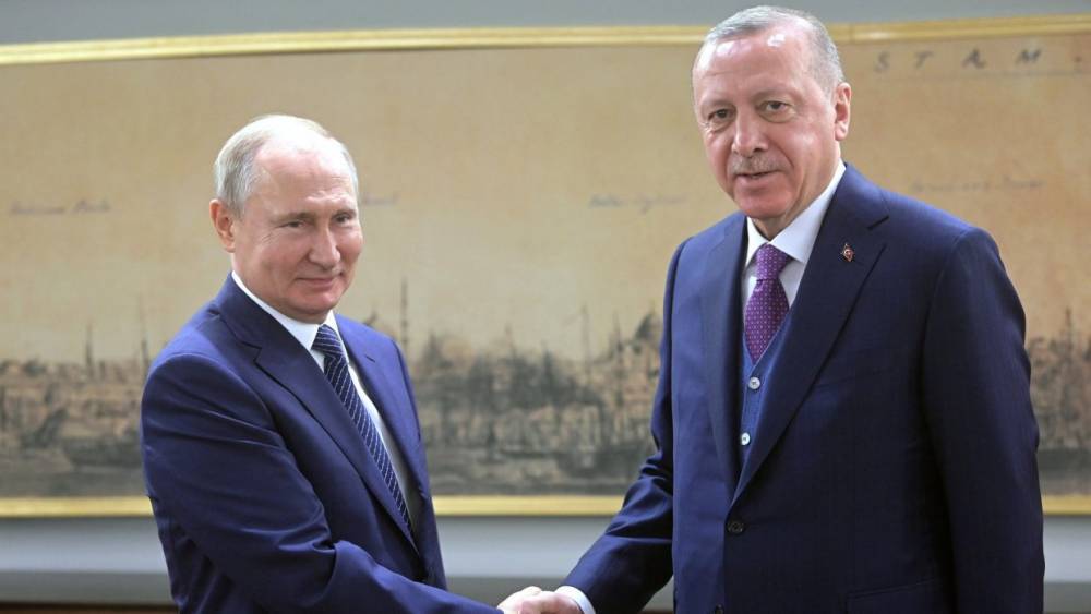 Путин и Эрдоган подчеркнули решимость бороться с терроризмом в Сирии