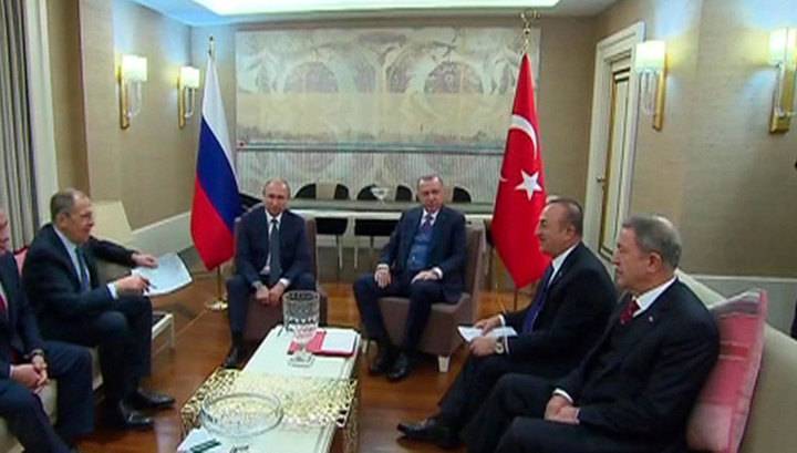 Путин и Эрдоган согласовали единую позицию по Ливии