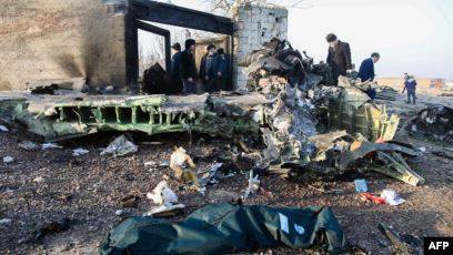 Иран опубликовал предварительный отчет о крушении самолета