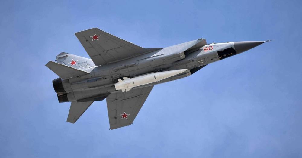 МиГ-31К с «Кинжалом» запечатлели на видео