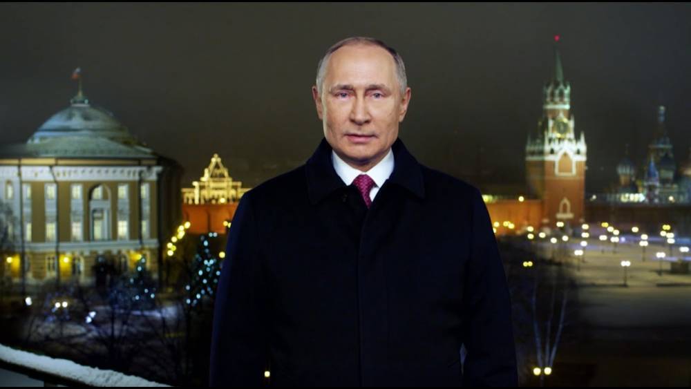 Рейтинг новогоднего обращения Путина по телевидению превысил 43%