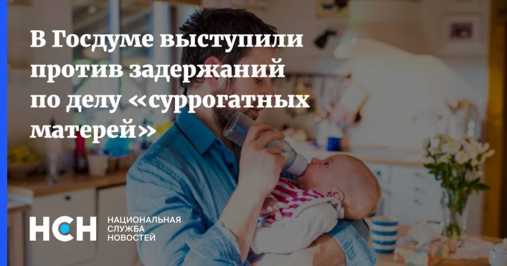 В Госдуме выступили против задержаний по делу «суррогатных матерей»