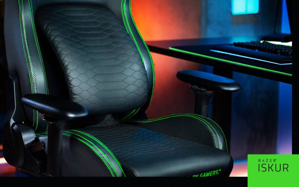 Razer подготовило кресло Iskur для геймеров, следящих за осанкой