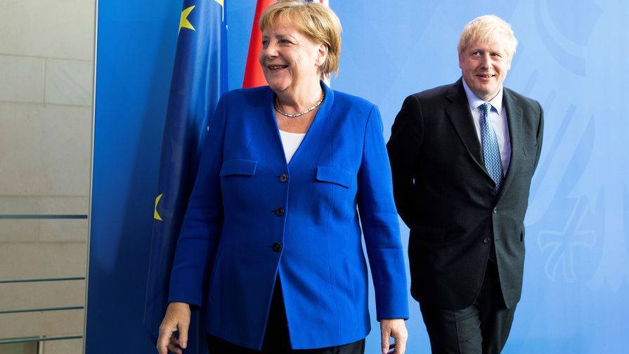 Джонсон и Меркель провели переговоры о торговле ЕС и Британии